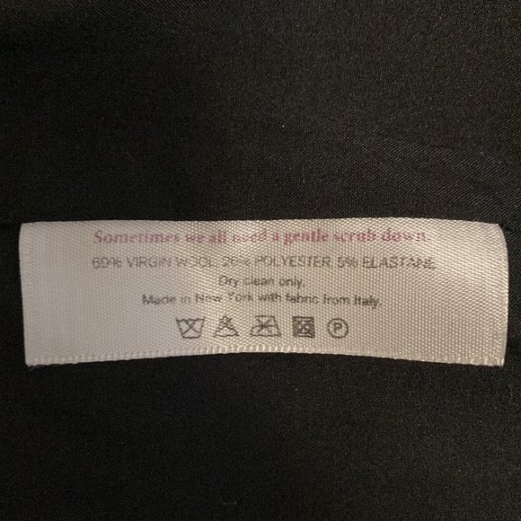 MM. LaFleur Sullivan Skirt Mini-Zig Black Size 6 - Picture 7 of 7